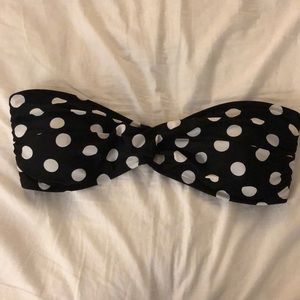 Polka Dot Bandeau Swim Top